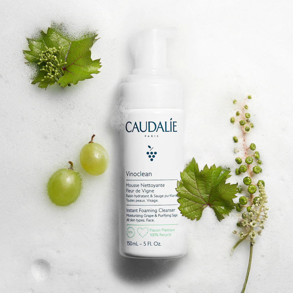 La Magie de la Pureté avec Caudalie Vinoclean Mousse Nettoyante