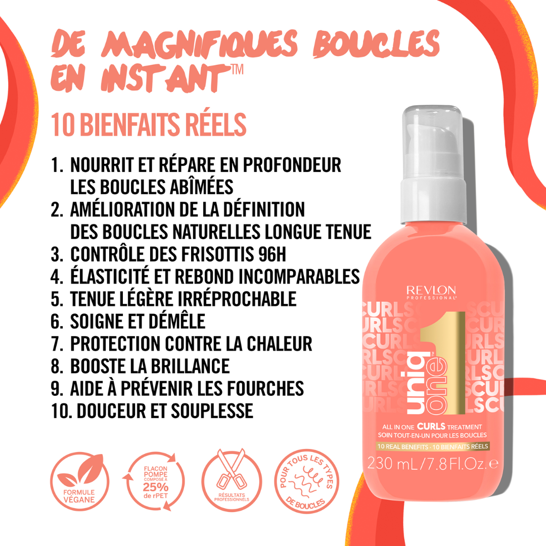 Uniq One™ Curl Spray sans rinçage