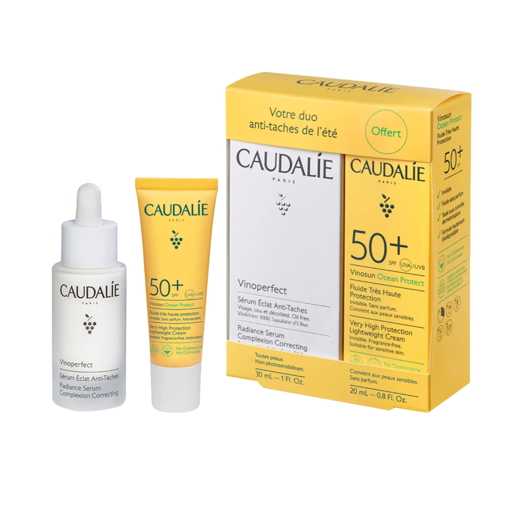 Caudalie Vinoperfect Sérum 30ml + Vinosun Protect SPF50 25ml
