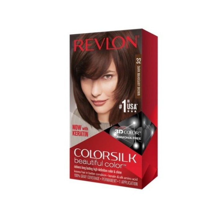REVLON COLORSILK DARK MAGHNY BROWN 32