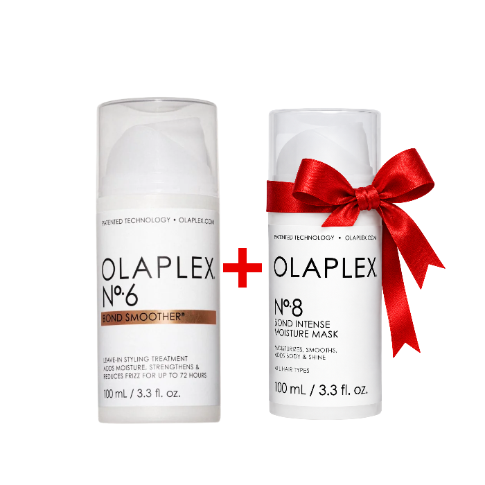 Duo OLAPLEX N°6 Crème Coiffante Anti-Frisottis 100 ml + Masque N°8 Offert