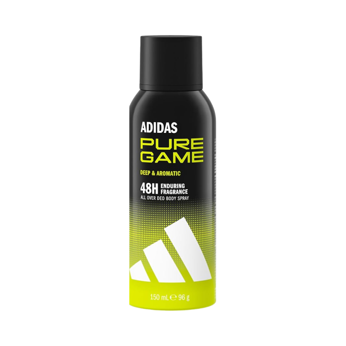 Adidas Pure Game – Spray Déodorant Corporel pour Homme - 150 ML