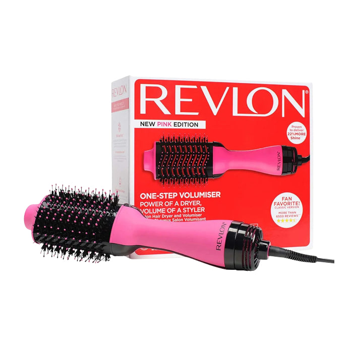 REVLON Step hair dryer and Volumiser 2-in-1 Pink Edition