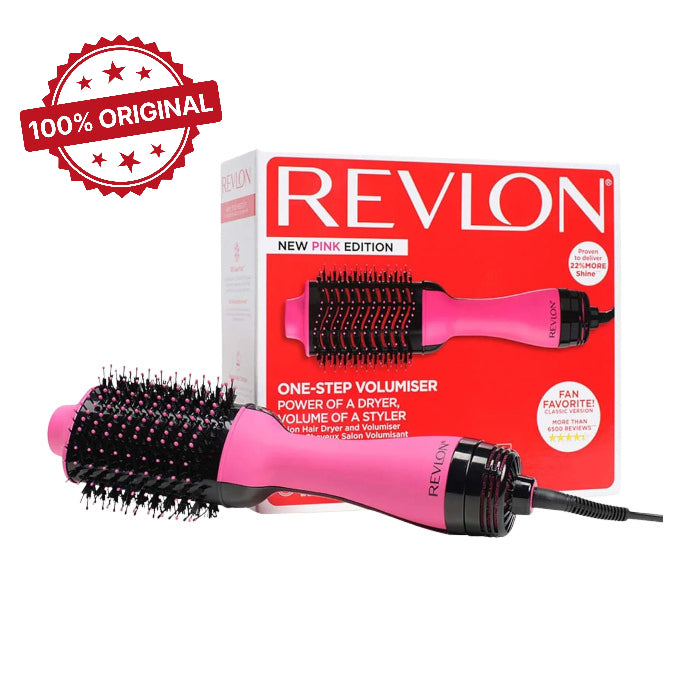 REVLON Step hair dryer and Volumiser 2-in-1 Pink Edition