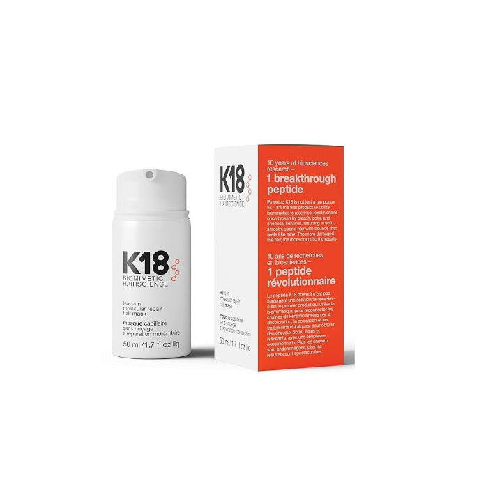 K18 - Masque capillaire réparateur moléculaire sans rinçage format jumbo 15 Ml / 50 ML / 150 ML