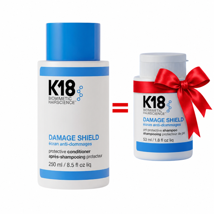 Duo K18 – Après-Shampooing Protecteur 250 ml + Mini Shampooing Protecteur 53 ml Offert