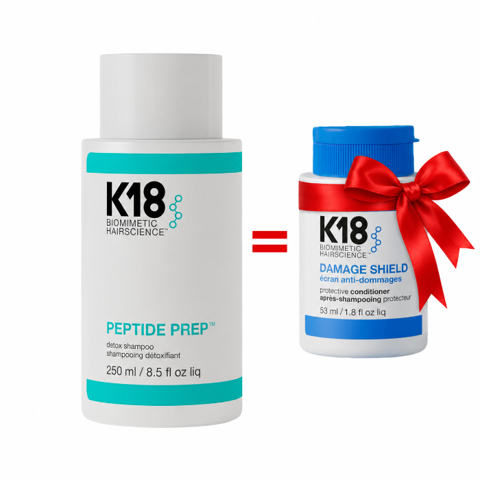 K18 - Duo K18 Detox Shampoing détox  + Mini Après-Shampooing Protecteur 53 ml Offert
