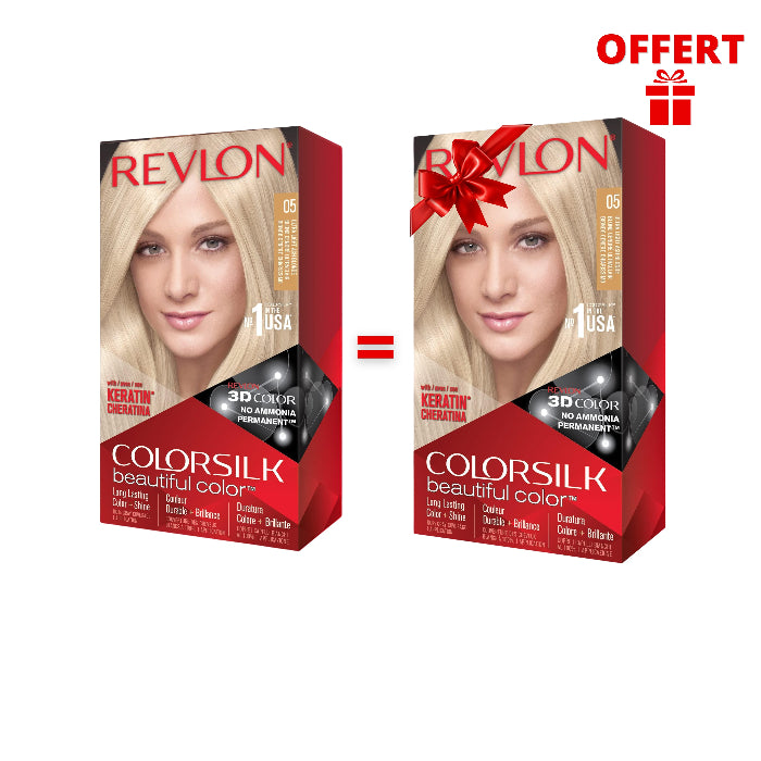 REVLON COLORSILK ULT LT ASH BLONDE 05- 1 Acheté = 1 Offert