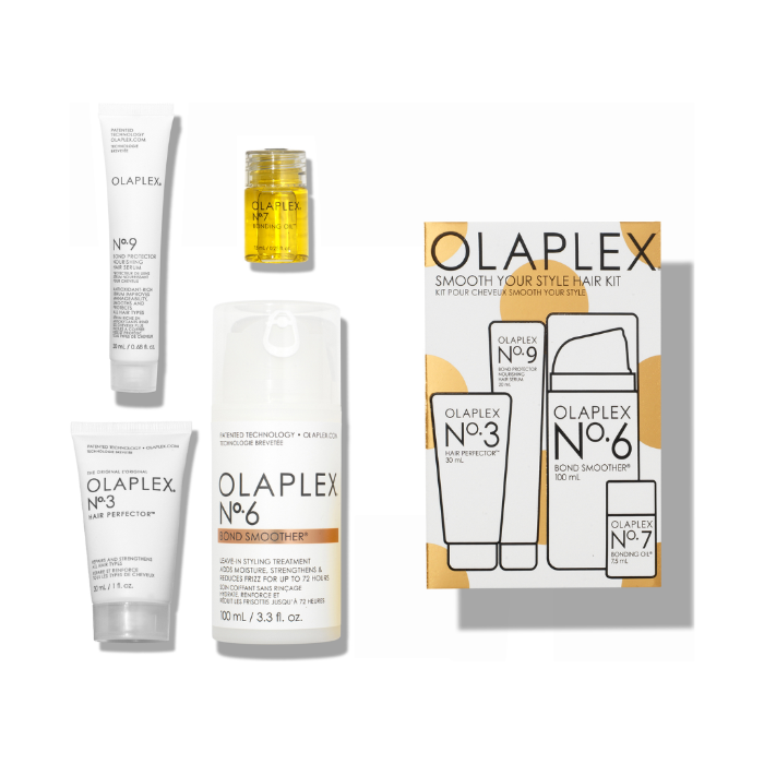 Kit de renforcement des cheveux et de contrôle des frisottis OLAPLEX