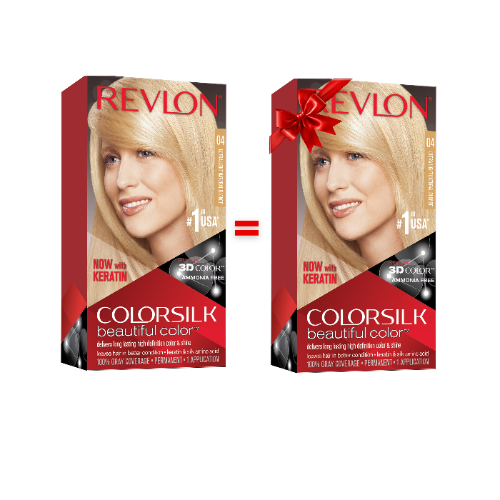 REVLON COLORSILK ASIA U.L NATURAL BLOND 04- 1 Acheté = 1 Offert