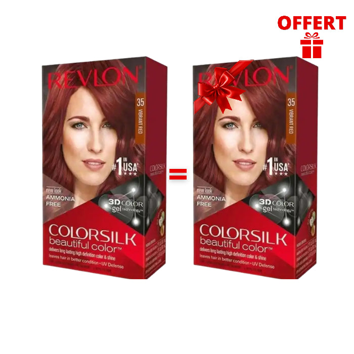 REVLON COLORSILK VIBRANT RED 35 - 1 Acheté = 1 Offert