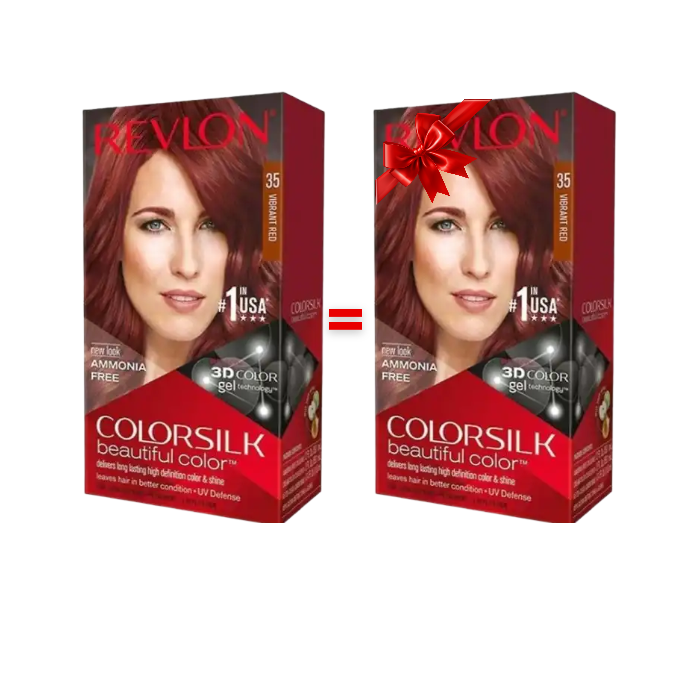 REVLON COLORSILK VIBRANT RED 35 - 1 Acheté = 1 Offert