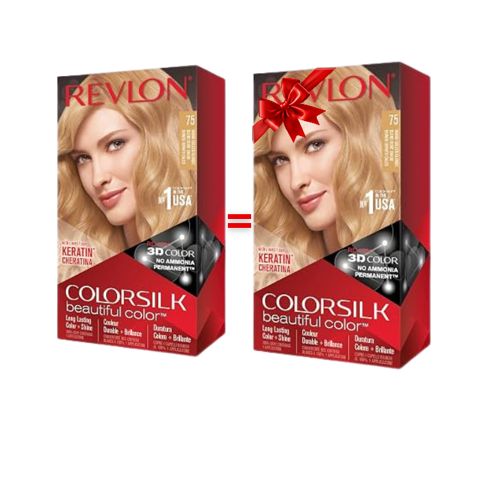 REVLON COLORSILK WARM GOLD BLONDE 75 - 1 Acheté = 1 Offert