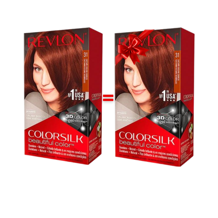 REVLON COLORSILK DARK AUBURN 31 - 1 Acheté = 1 Offert